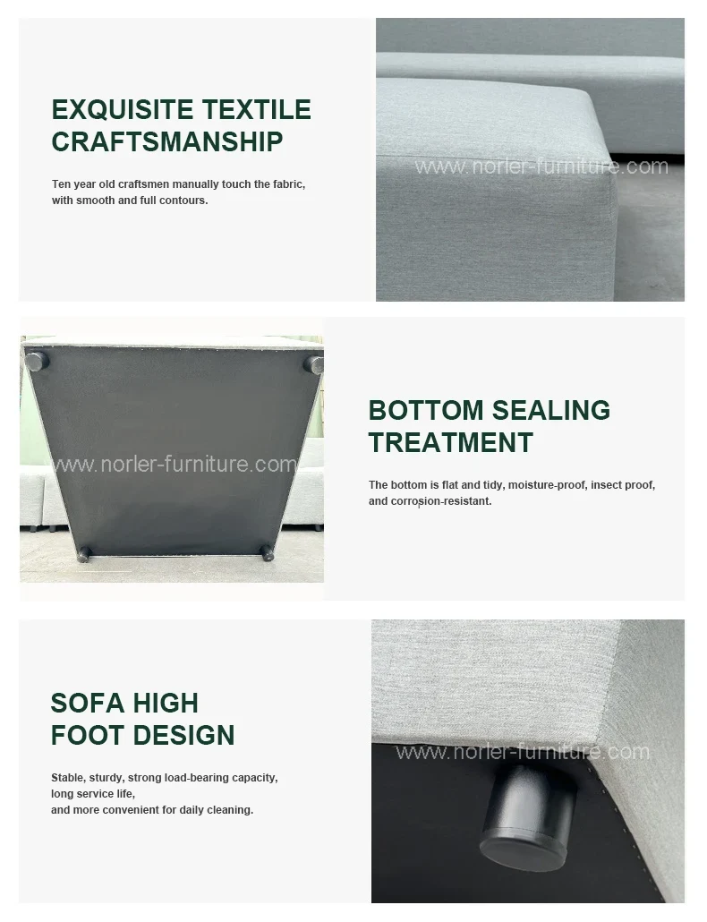 All Weather Outdoor Furniture Waterproof Fabric Sofa