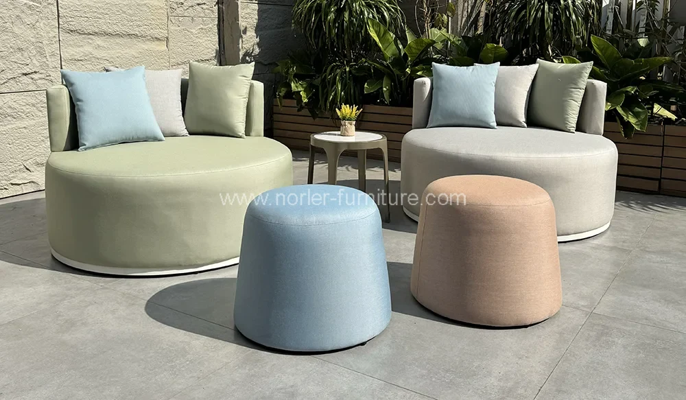 Waterproof Garden Outdoor Seater Ottoman
