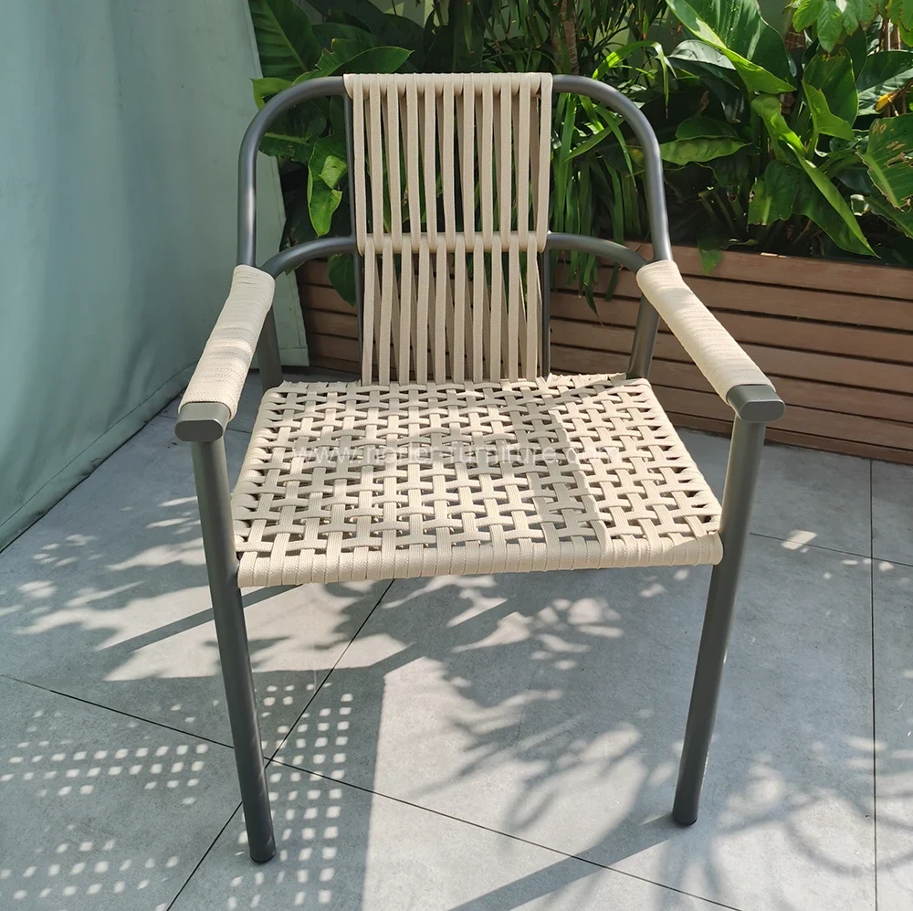 Outdoor Aluminum Frame PE Rattan Balcony Set