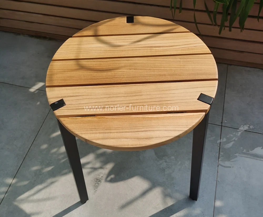 Outdoor Aluminum Frame PE Rattan Balcony Set