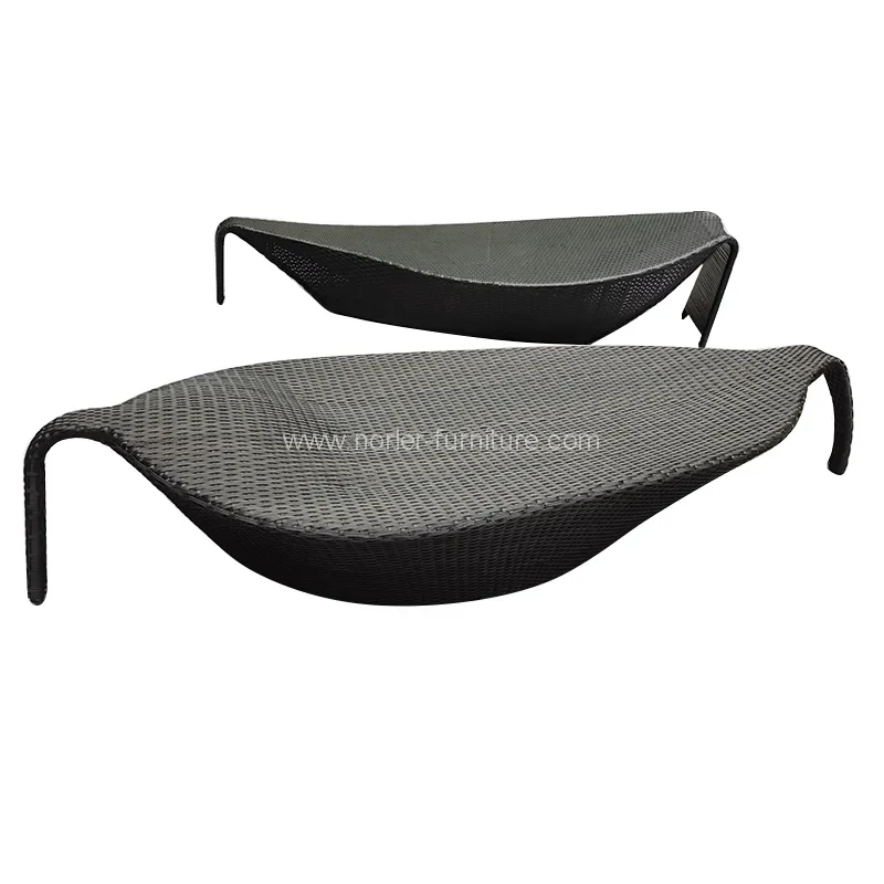 Outdoor Rope Weaving Footstool Furniture