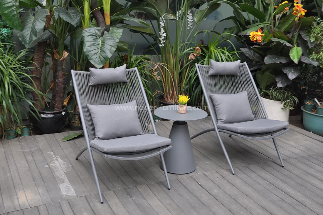 Modern Simple Outdoor Woven Balcony Set