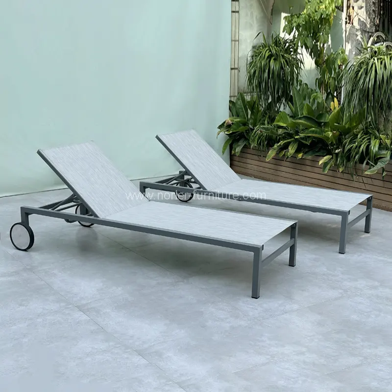 Зовнішній алюмінієвий каркас з колесами Sun Lounger